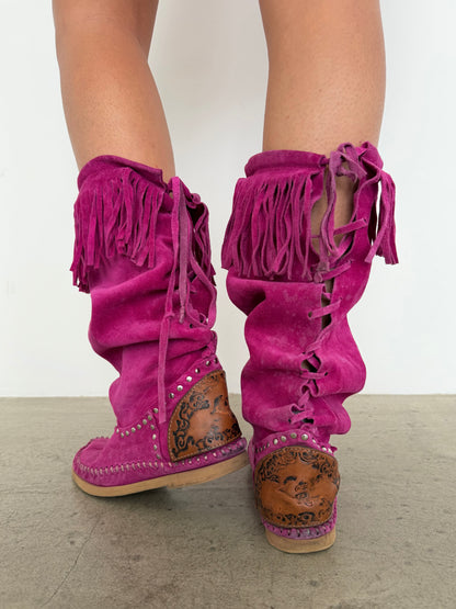 suede boots
