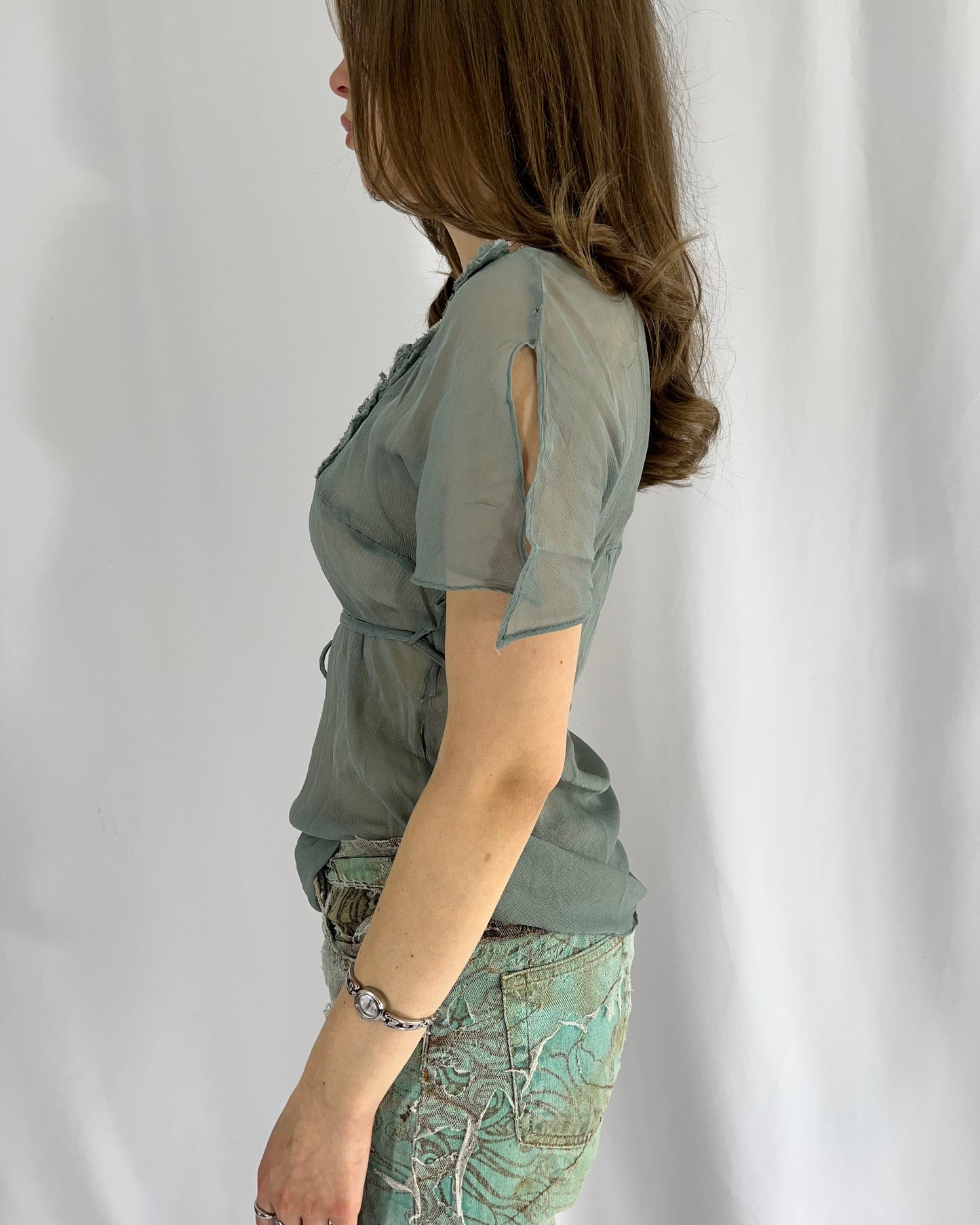 silk top, S