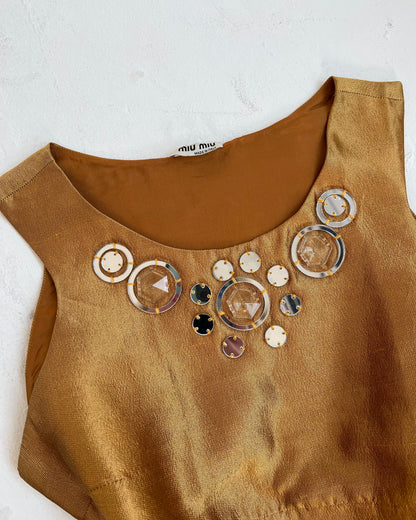 Miu Miu silk top, S