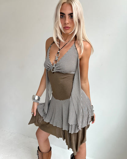 striped dress, S