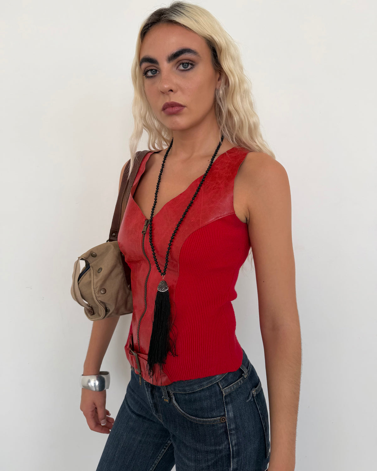 leather vest